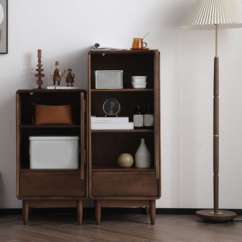 15.75" W Glass 1 - Door and 1 - Drawer Accent Chest, Dover Wood Chest