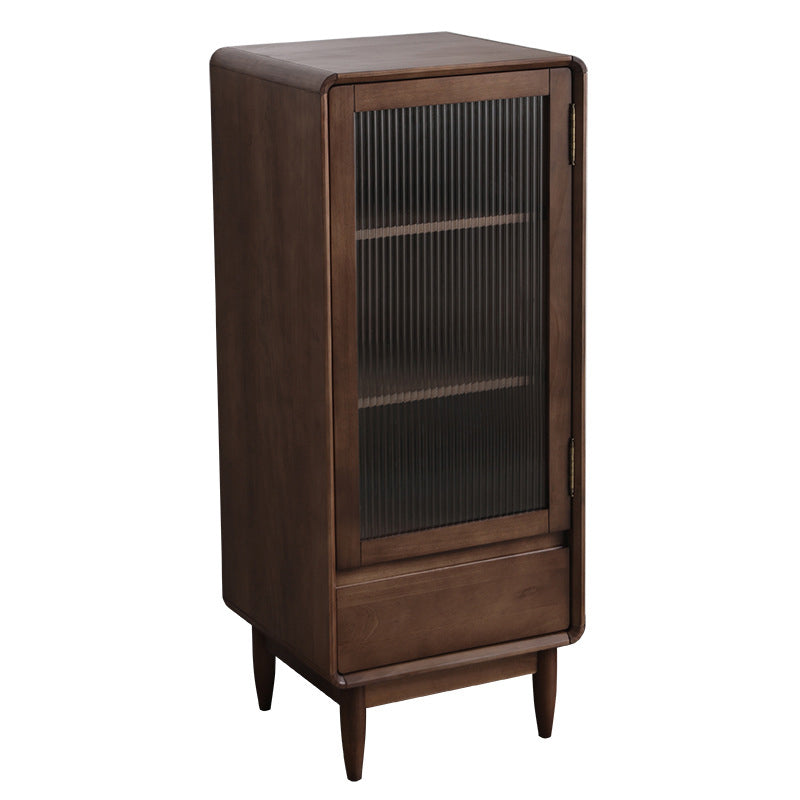 15.75" W Glass 1 - Door and 1 - Drawer Accent Chest, Dover Wood Chest