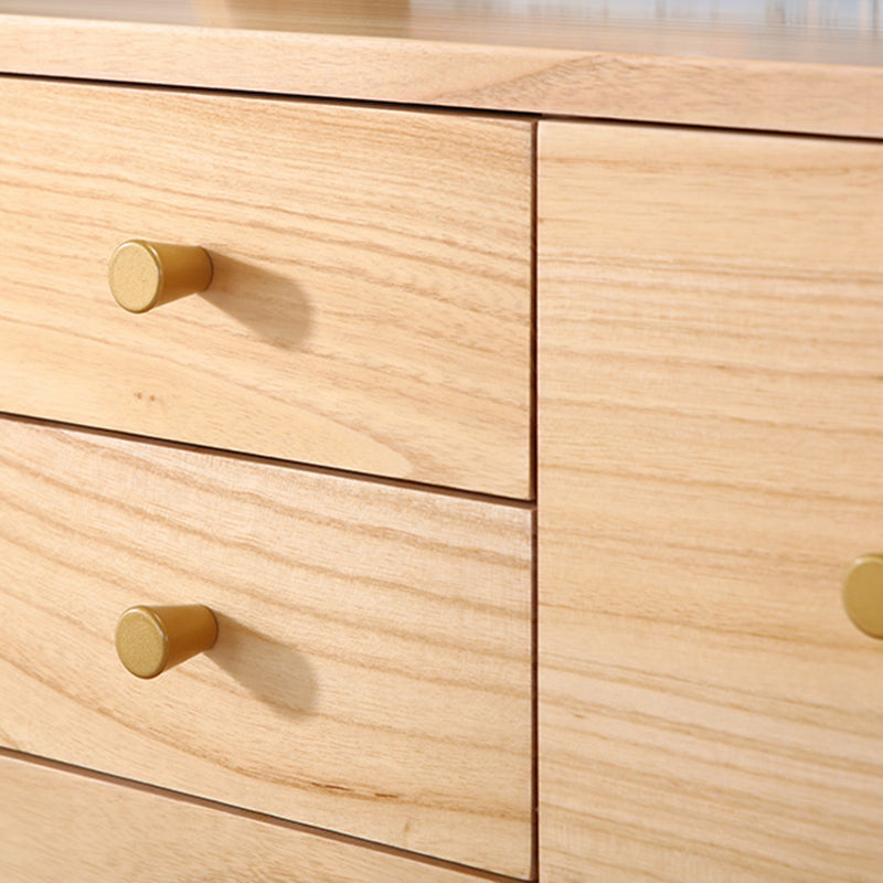 6 Drawers Accent Chest with Straight Legs Contemporary Chest 15.74" Wide