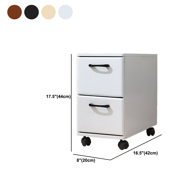 16.53" Wide Accent Chest with Drawers Solid Wood Chest with Wheels