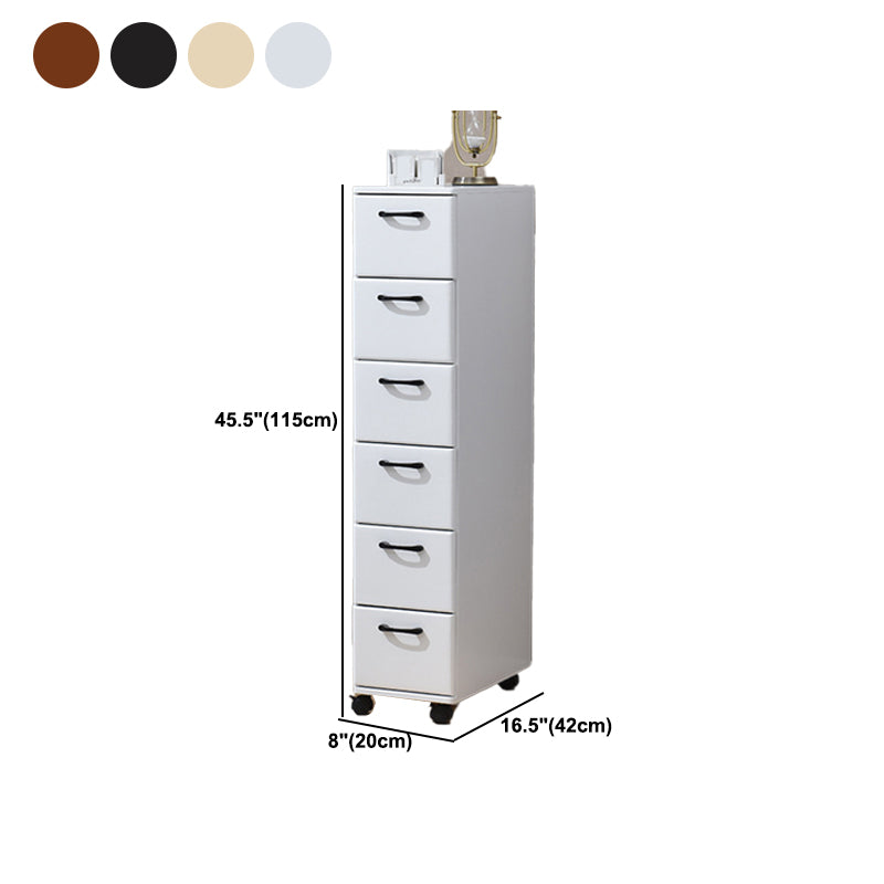 16.53" Wide Accent Chest with Drawers Solid Wood Chest with Wheels