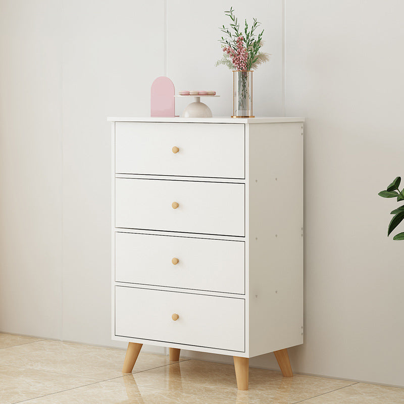 Rectangle Accent Chest with Drawers Wooden Straight Legs Chest