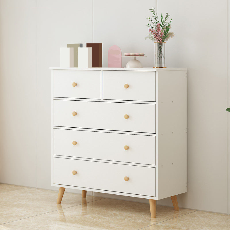 Rectangle Accent Chest with Drawers Wooden Straight Legs Chest