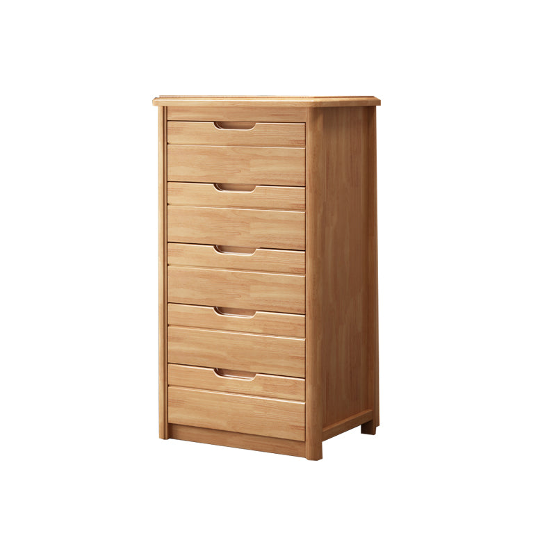 3 / 4 / 5 Drawers Lingerie Chest Vertical Solid Wood Storage Chest for Bedroom