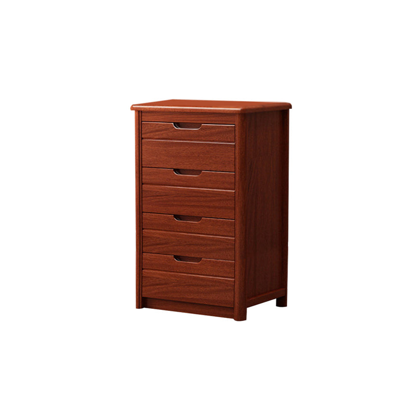 3 / 4 / 5 Drawers Lingerie Chest Vertical Solid Wood Storage Chest for Bedroom