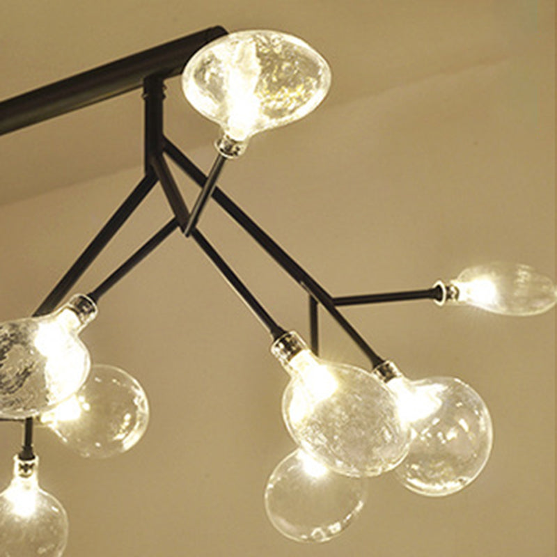 Contemporary Dining Room Lighting 27-Light Sputnik Island Lamp