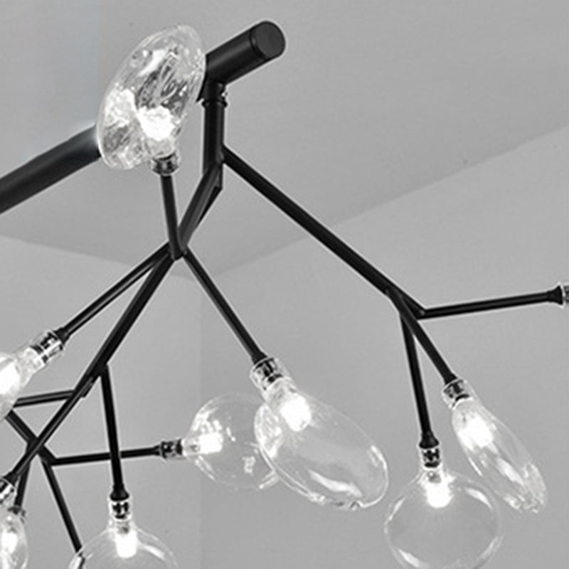 Contemporary Dining Room Lighting 27-Light Sputnik Island Lamp
