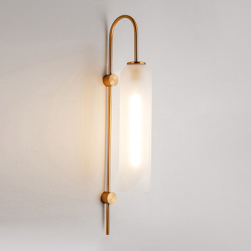 Polish Finish Lighting Industrial Metal/Glass Wall Light for Restaurant