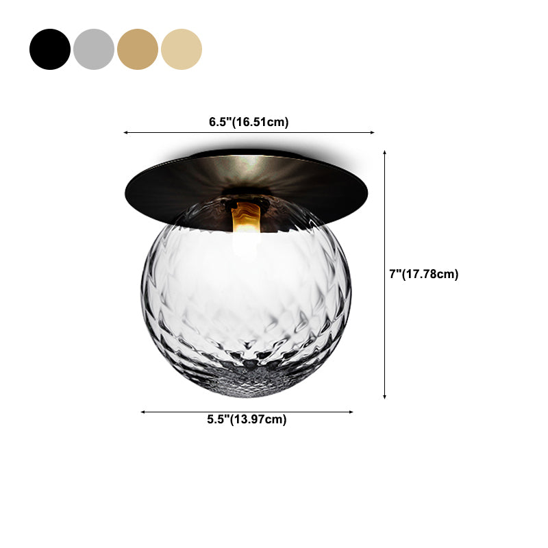 Contemporary Wall Sconce Lighting Creative Glass Ball Wall Light Fixture