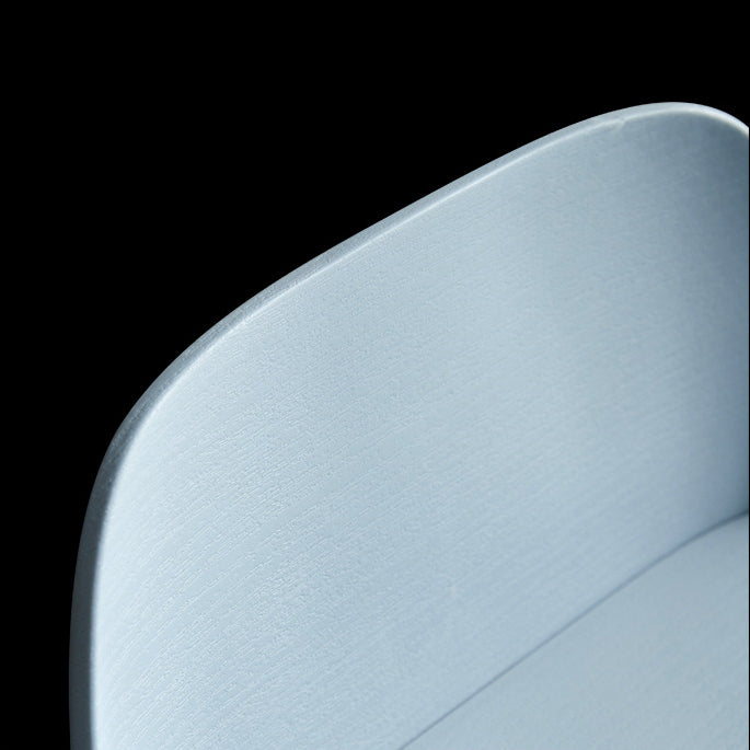 Plastic Scandinavian Bar Stools Low Back Barstool with 4 Iron Legs