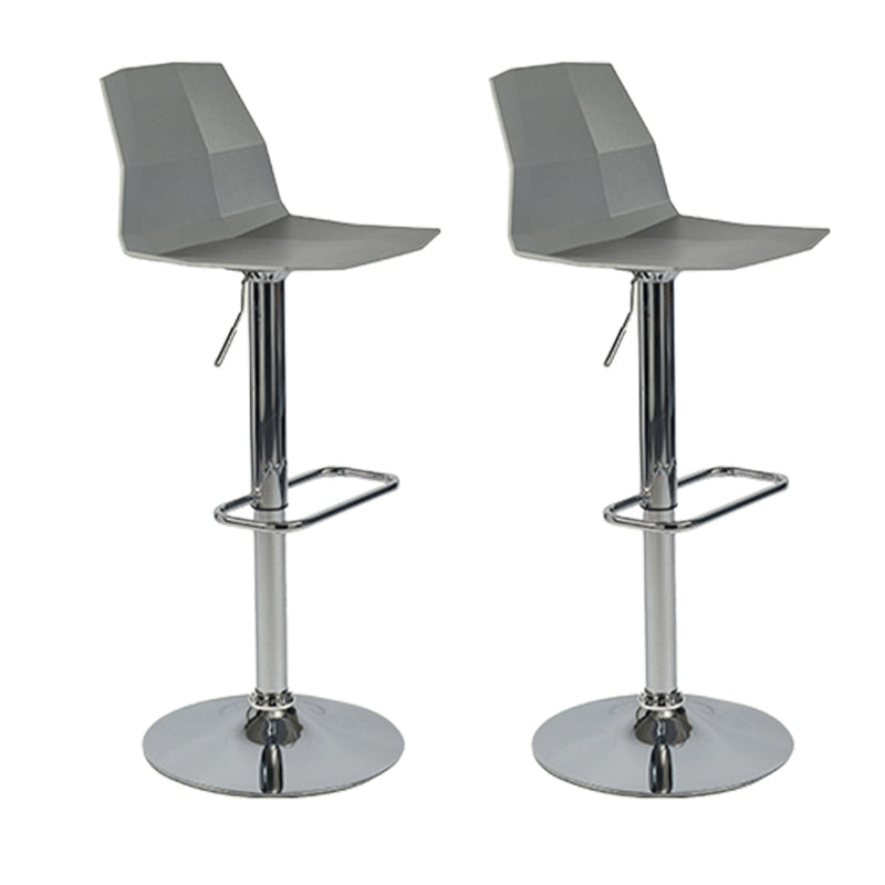 Plastic Adjustable Counter Bar Stool Modern Indoor Counter Stool with Swivel