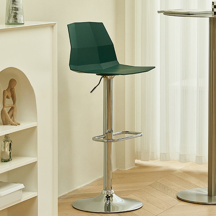 Plastic Adjustable Counter Bar Stool Modern Indoor Counter Stool with Swivel