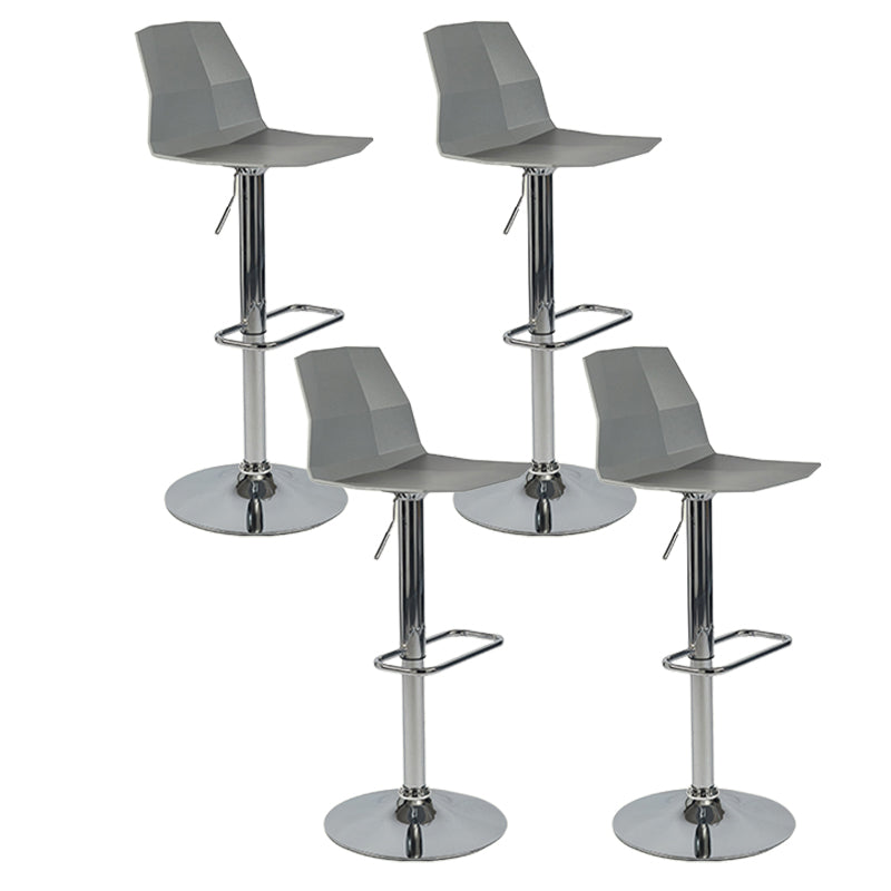 Plastic Adjustable Counter Bar Stool Modern Indoor Counter Stool with Swivel