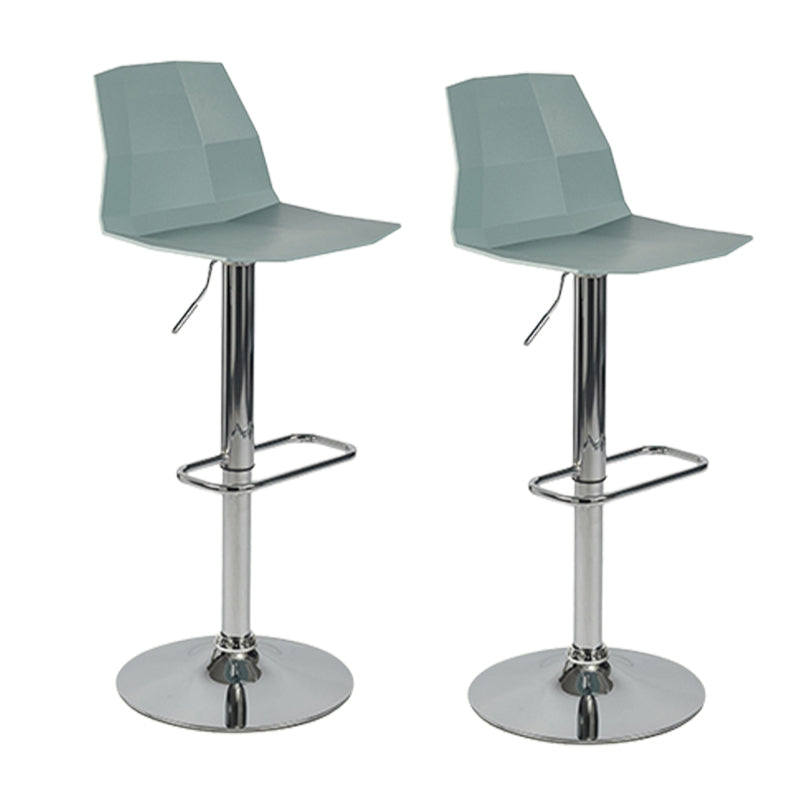 Plastic Adjustable Counter Bar Stool Modern Indoor Counter Stool with Swivel