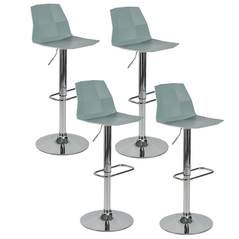 Plastic Adjustable Counter Bar Stool Modern Indoor Counter Stool with Swivel
