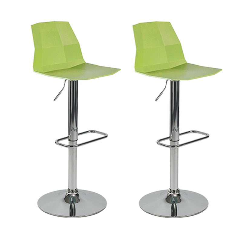 Plastic Adjustable Counter Bar Stool Modern Indoor Counter Stool with Swivel