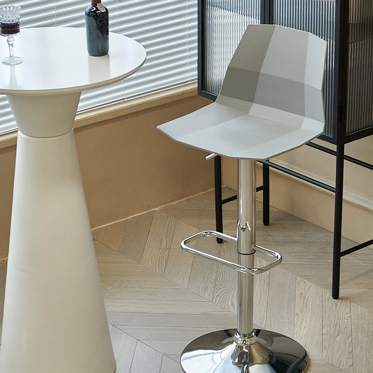 Plastic Adjustable Counter Bar Stool Modern Indoor Counter Stool with Swivel