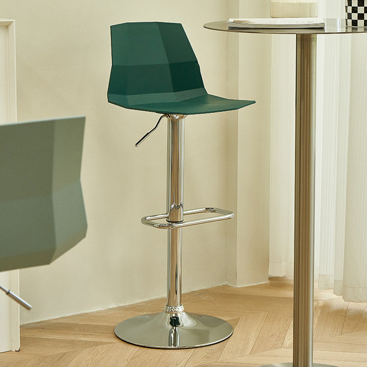 Plastic Adjustable Counter Bar Stool Modern Indoor Counter Stool with Swivel