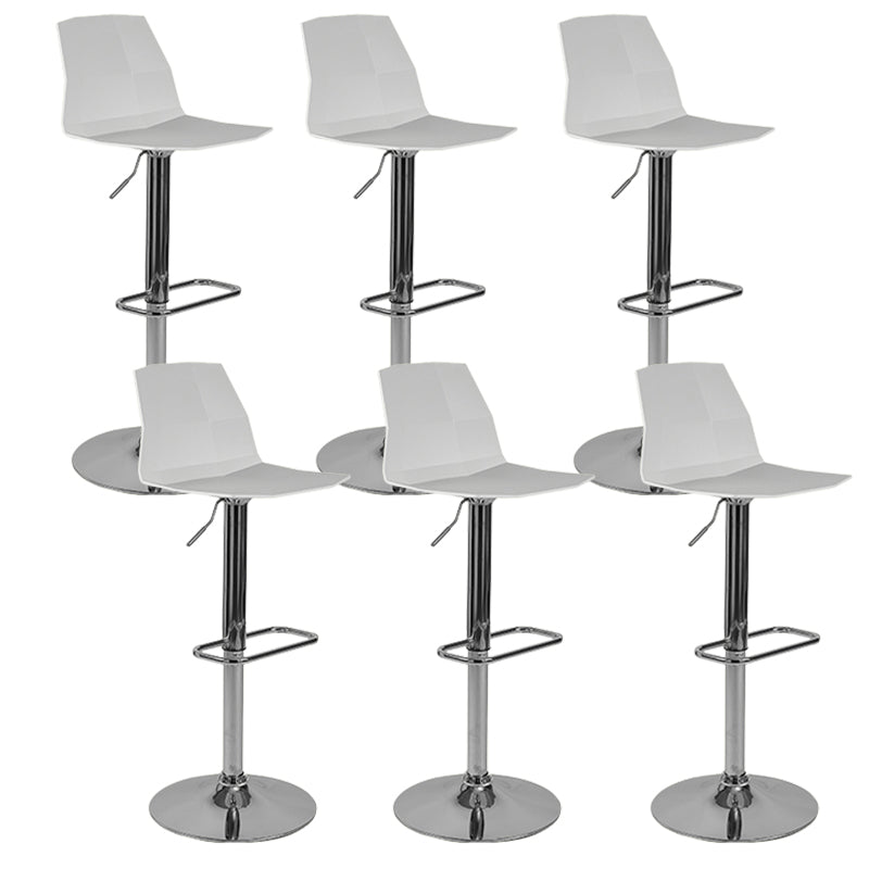 Plastic Adjustable Counter Bar Stool Modern Indoor Counter Stool with Swivel