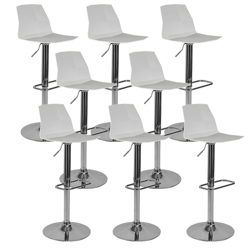 Plastic Adjustable Counter Bar Stool Modern Indoor Counter Stool with Swivel