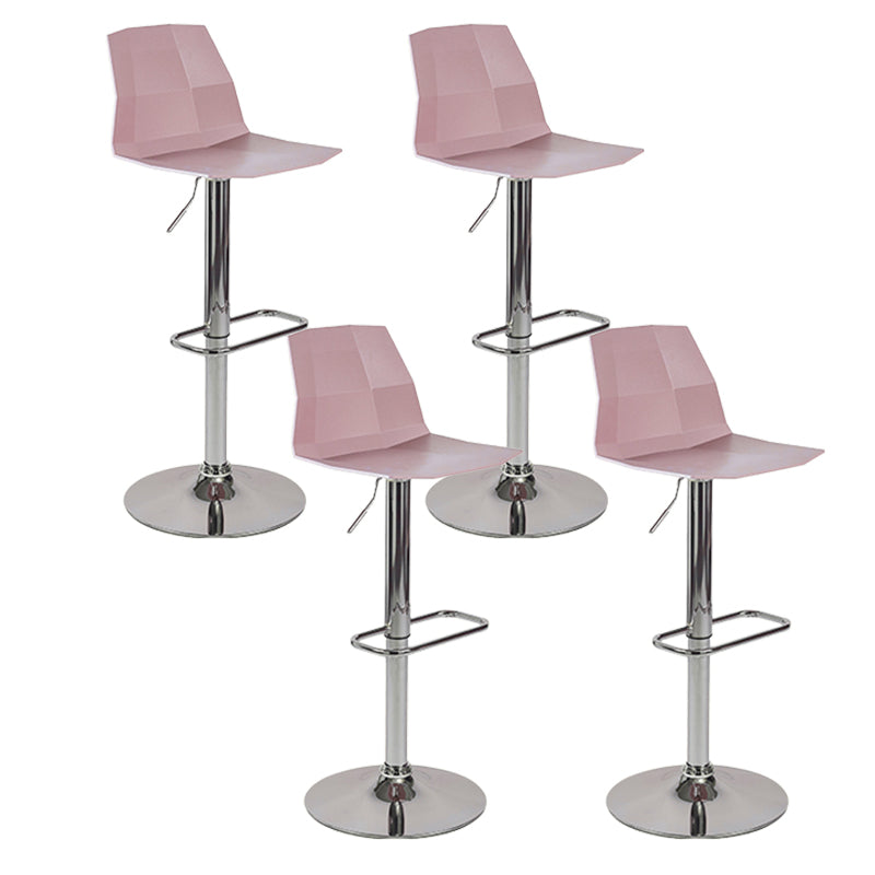 Plastic Adjustable Counter Bar Stool Modern Indoor Counter Stool with Swivel