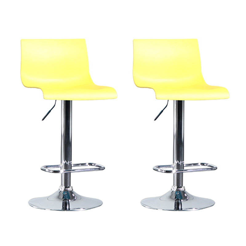 Plastic Adjustable Counter Bar Stool Modern Indoor Counter Stool with Swivel