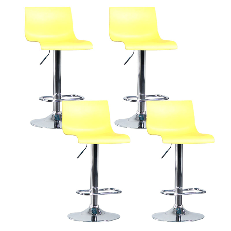Plastic Adjustable Counter Bar Stool Modern Indoor Counter Stool with Swivel