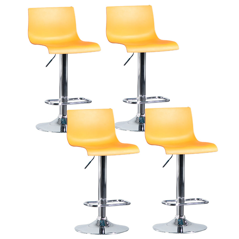 Plastic Adjustable Counter Bar Stool Modern Indoor Counter Stool with Swivel