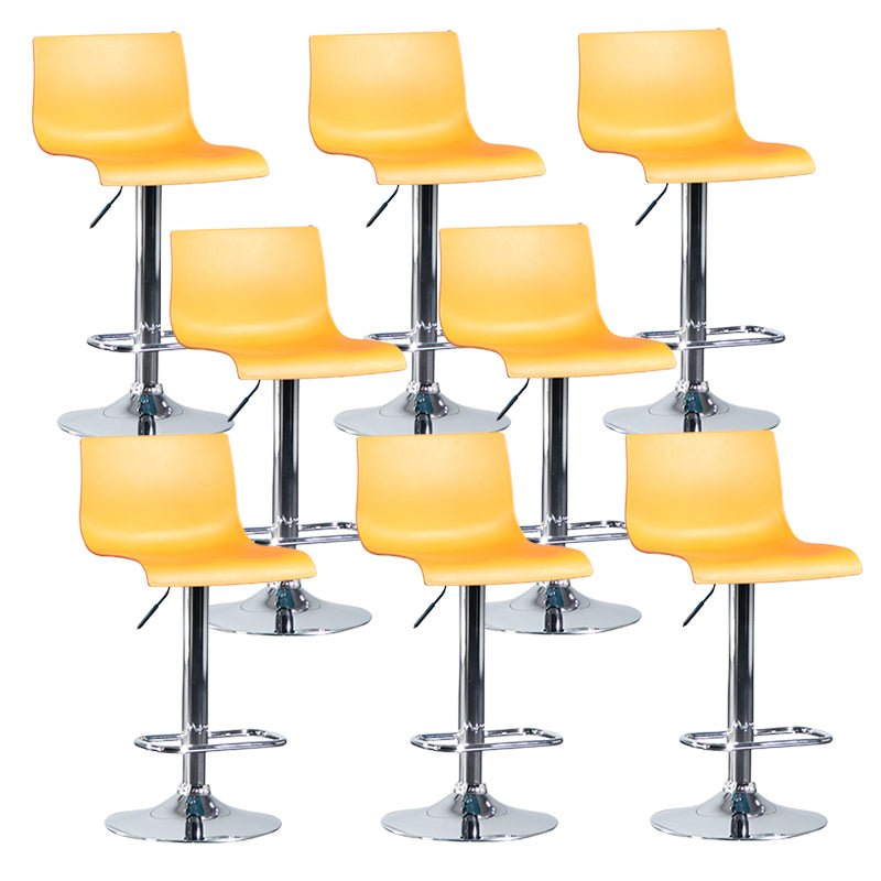 Plastic Adjustable Counter Bar Stool Modern Indoor Counter Stool with Swivel
