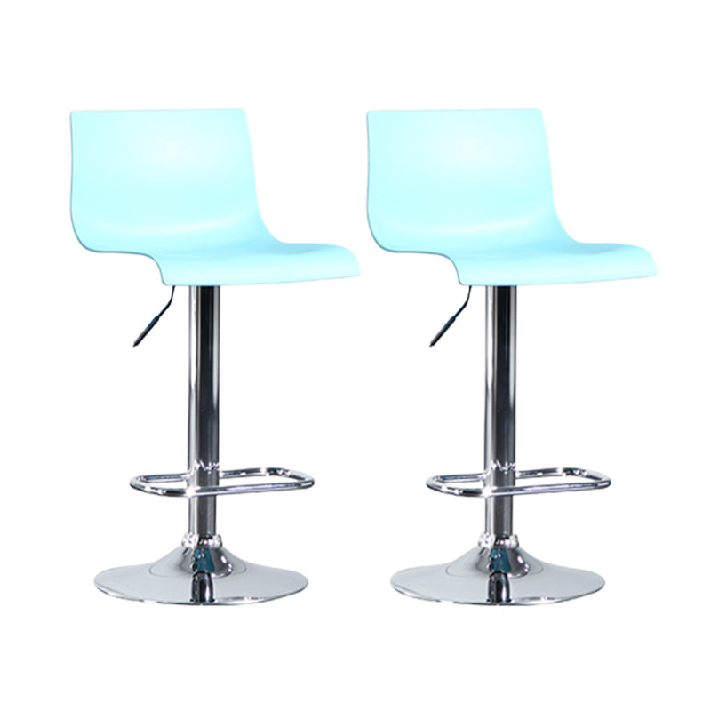 Plastic Adjustable Counter Bar Stool Modern Indoor Counter Stool with Swivel