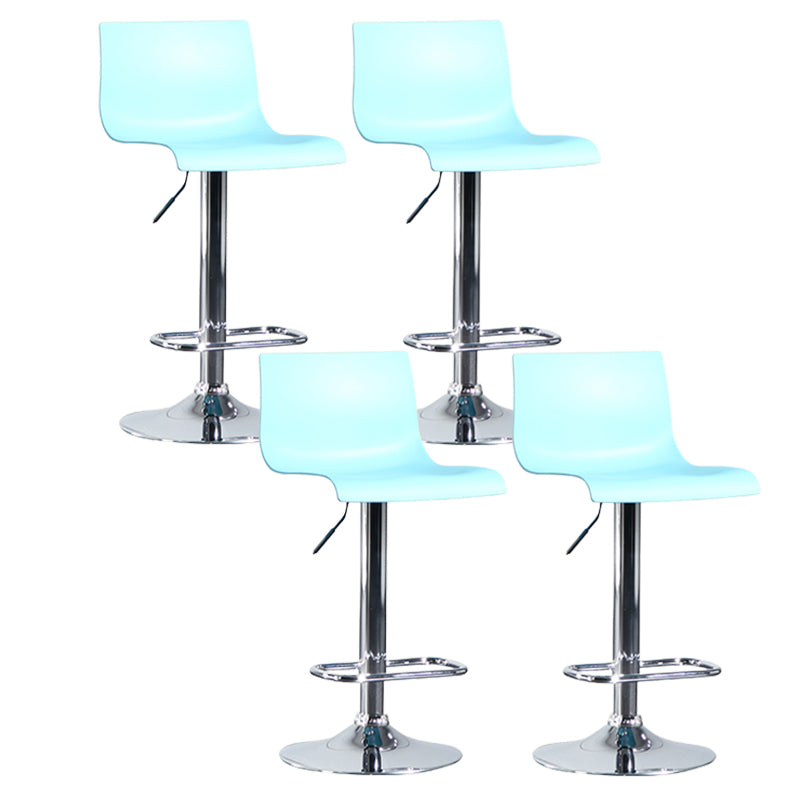 Plastic Adjustable Counter Bar Stool Modern Indoor Counter Stool with Swivel