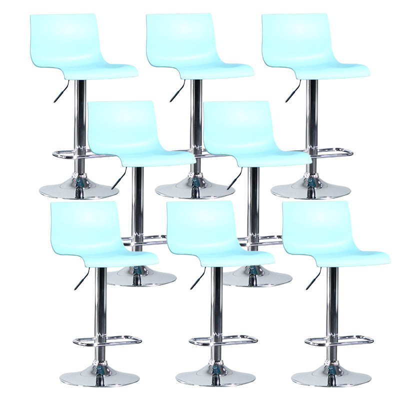 Plastic Adjustable Counter Bar Stool Modern Indoor Counter Stool with Swivel