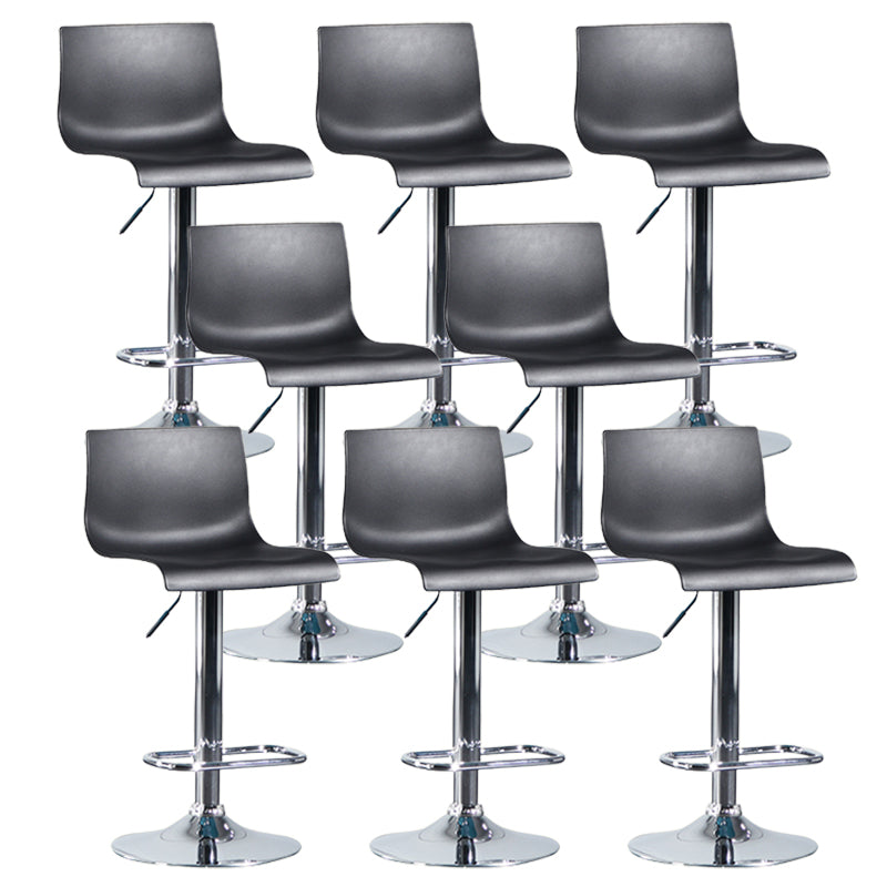 Plastic Adjustable Counter Bar Stool Modern Indoor Counter Stool with Swivel