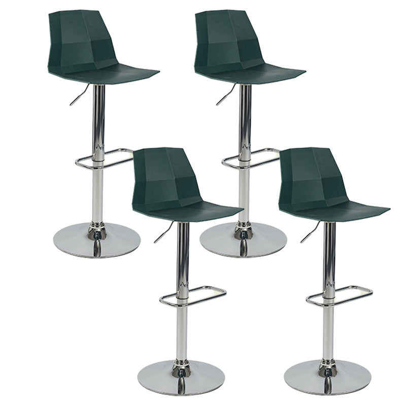Plastic Adjustable Counter Bar Stool Modern Indoor Counter Stool with Swivel