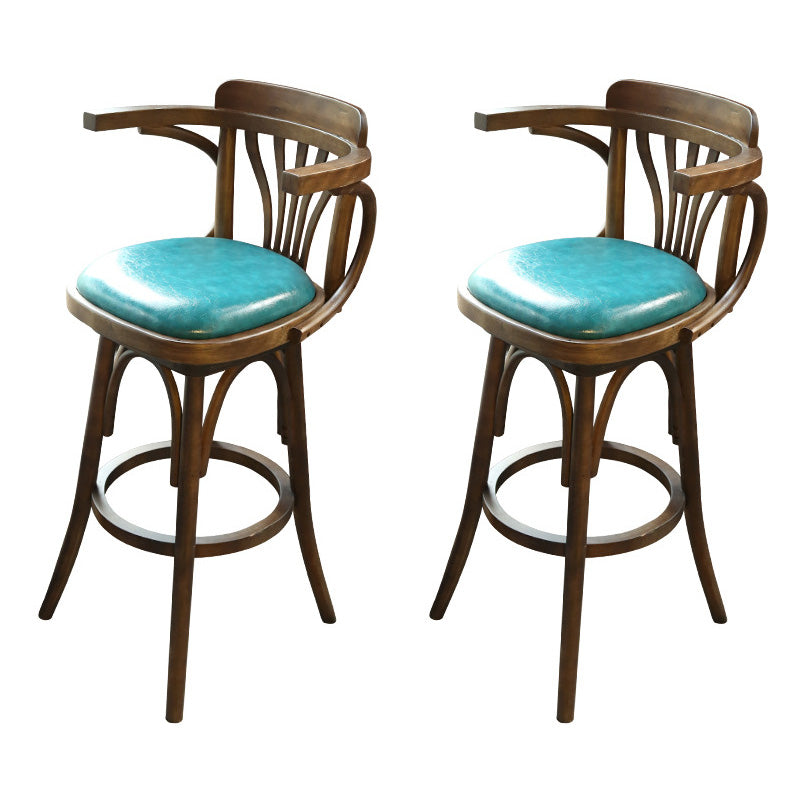 Modern 1/2/3 Pieces Wooden Pub Table Set Fixed Table Counter Table for Dining Room