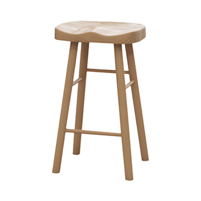 1/6/11 Pieces Modern Rectangular Pub Table Set Wooden Counter Table with Backless Stools