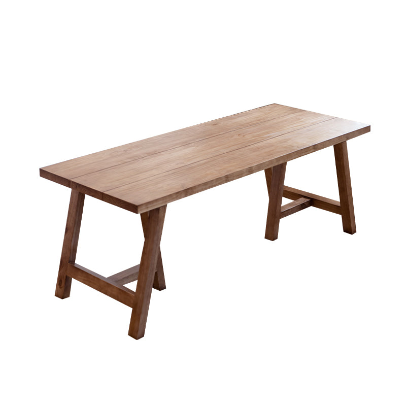 Modern Dining Set 1/2/5/7 Pieces Solid Wood Double Pedestal Dinette Set