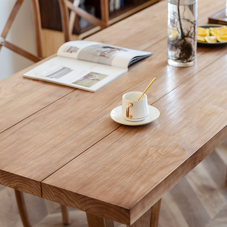 Modern Dining Set 1/2/5/7 Pieces Solid Wood Double Pedestal Dinette Set