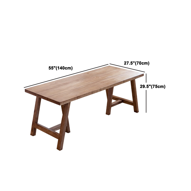 Modern Dining Set 1/2/5/7 Pieces Solid Wood Double Pedestal Dinette Set