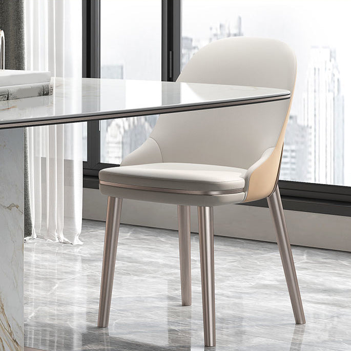 Nordic Sintered Stone Top Dining Set Rectangular 1/4/5/7 Pieces Dinette Table Set