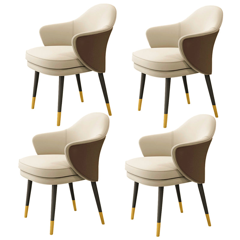 Round Pedestal Dining Set 1/4/5 Pieces Stone Top Modern Dinette Set in White