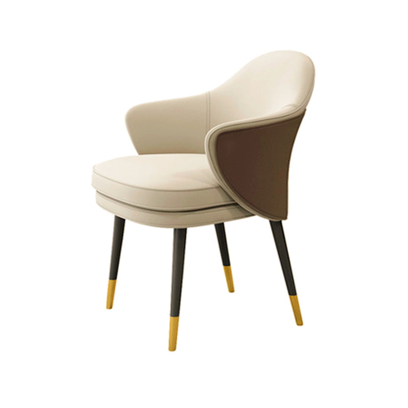 Round Pedestal Dining Set 1/4/5 Pieces Stone Top Modern Dinette Set in White