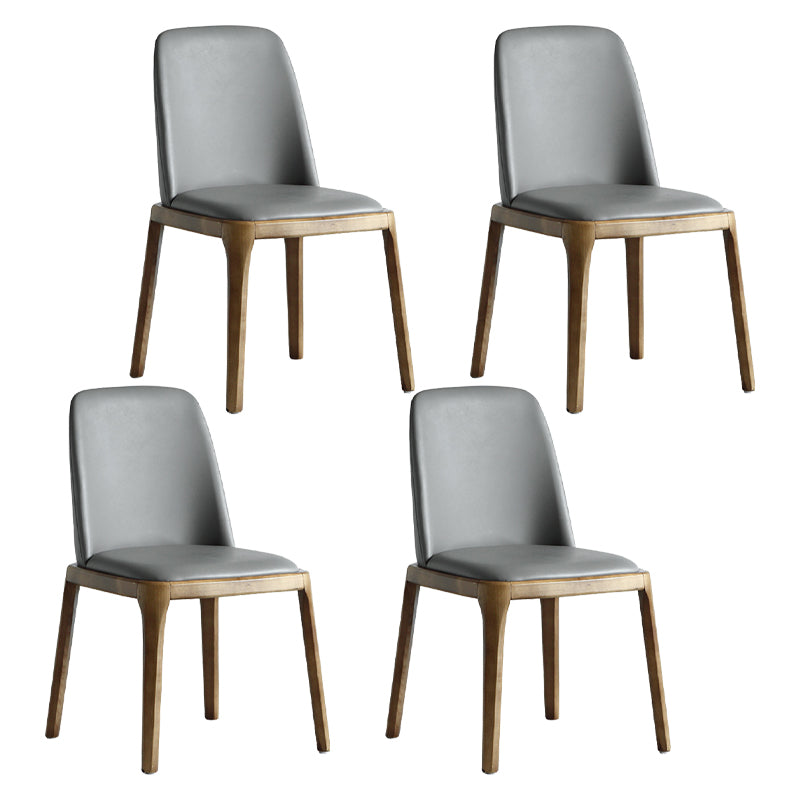 Modern Sintered Stone Top Dining Set Rectangle 1/3/4/5 Pieces Wooden Dining Room Table Set