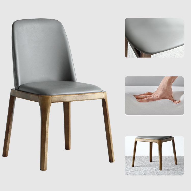 Modern Sintered Stone Top Dining Set Rectangle 1/3/4/5 Pieces Wooden Dining Room Table Set