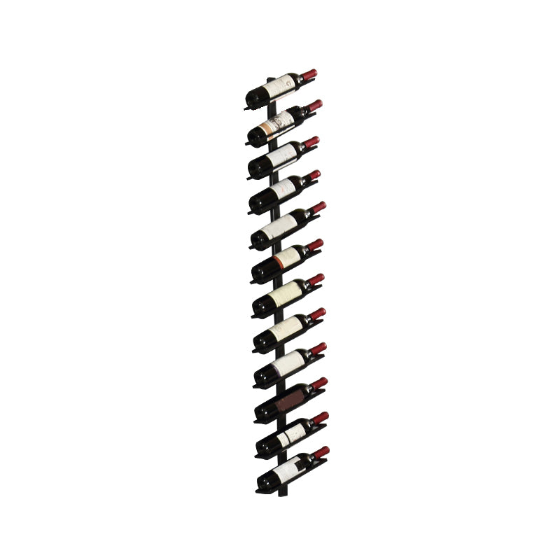 Industrial Mental Wine Bottle Rack Wall Mounted Bottle Rack for Bar and Restaurant