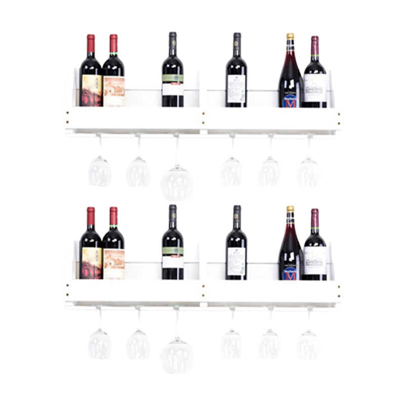 Wood Modern Wine Rack 4.8"Wx9.4"H 12-Bottle Wine Racks for Living Room