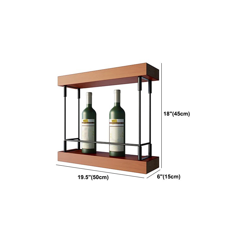 Modern Floor Wine Holder Rack Metal Wine Holder Rack with Shelf