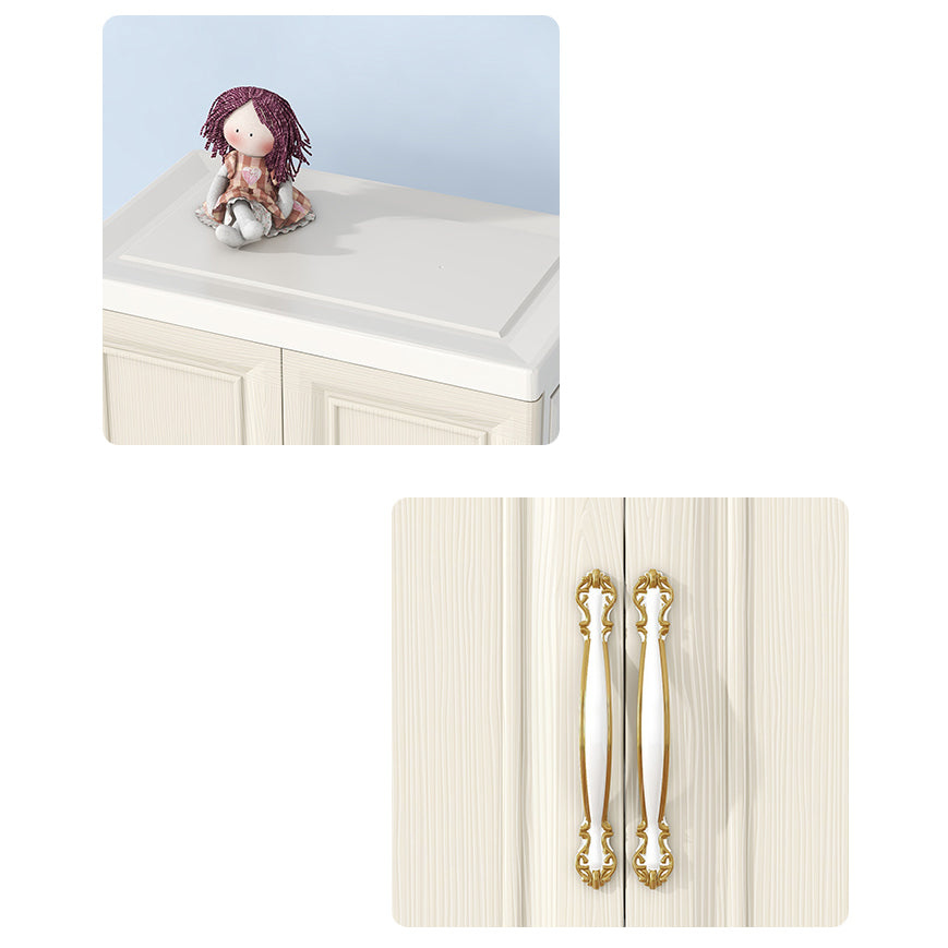 Modern Style Plastic Wardrobe Cloth Rod Included Wardrobe Closet