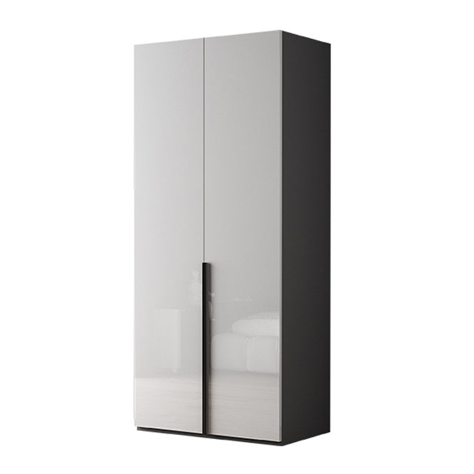 Modern Wardrobe Closet With Shelves Engineered Wood Wardrobe Armoire