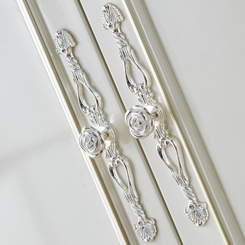 French Country Wardrobe Solid Wood Wardrobe Closet with Cloth Rod